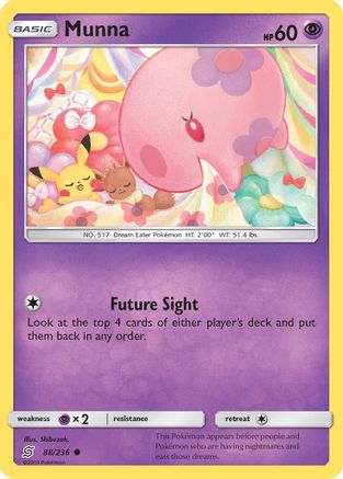 Munna (88/236) [Sun & Moon: Unified Minds] Reverse Holofoil