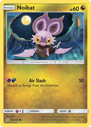 Noibat (158/236) [Sun & Moon: Unified Minds] Reverse Holofoil