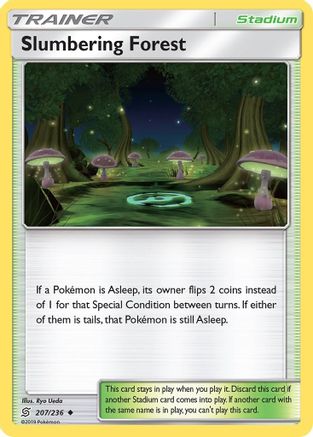 Slumbering Forest (207/236) [Sun & Moon: Unified Minds] Reverse Holofoil