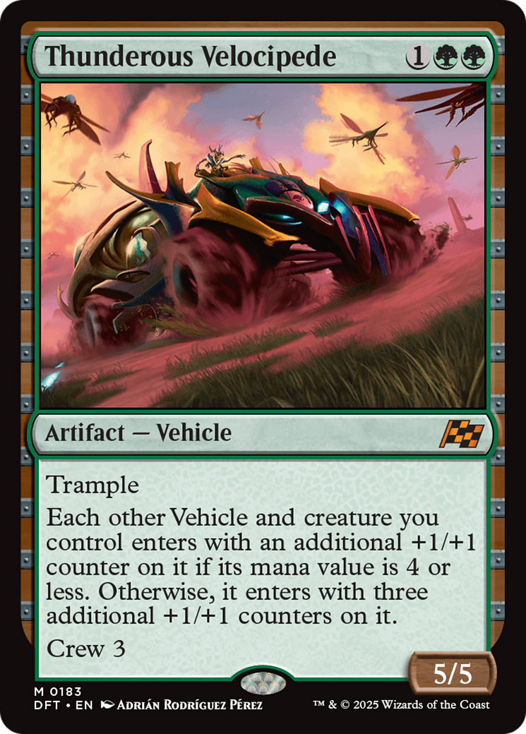 Thunderous Velocipede [Aetherdrift] Foil