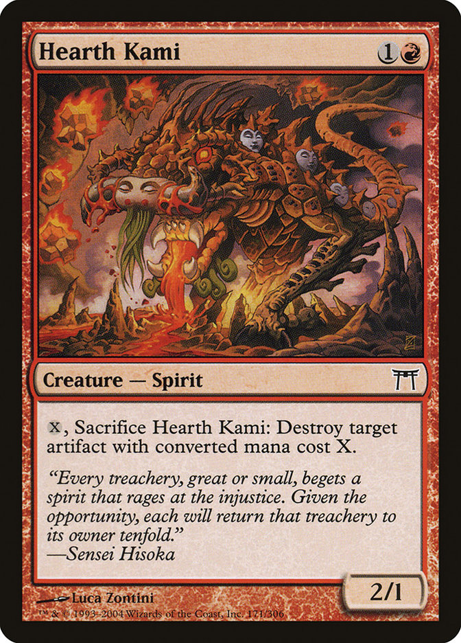 Hearth Kami [Champions of Kamigawa] Foil