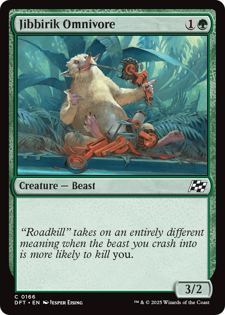 Jibbirik Omnivore [Aetherdrift] Foil