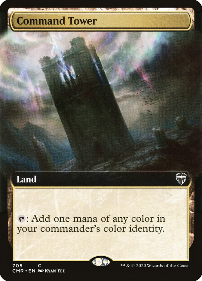 Command Tower (Extended Art) [Commander Legends] Foil