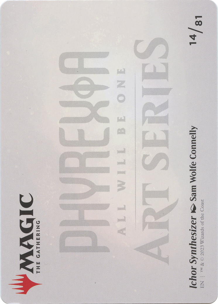 Ichor Synthesizer // Ichor Synthesizer  [Phyrexia: All Will Be One Art Series] (Borderless)