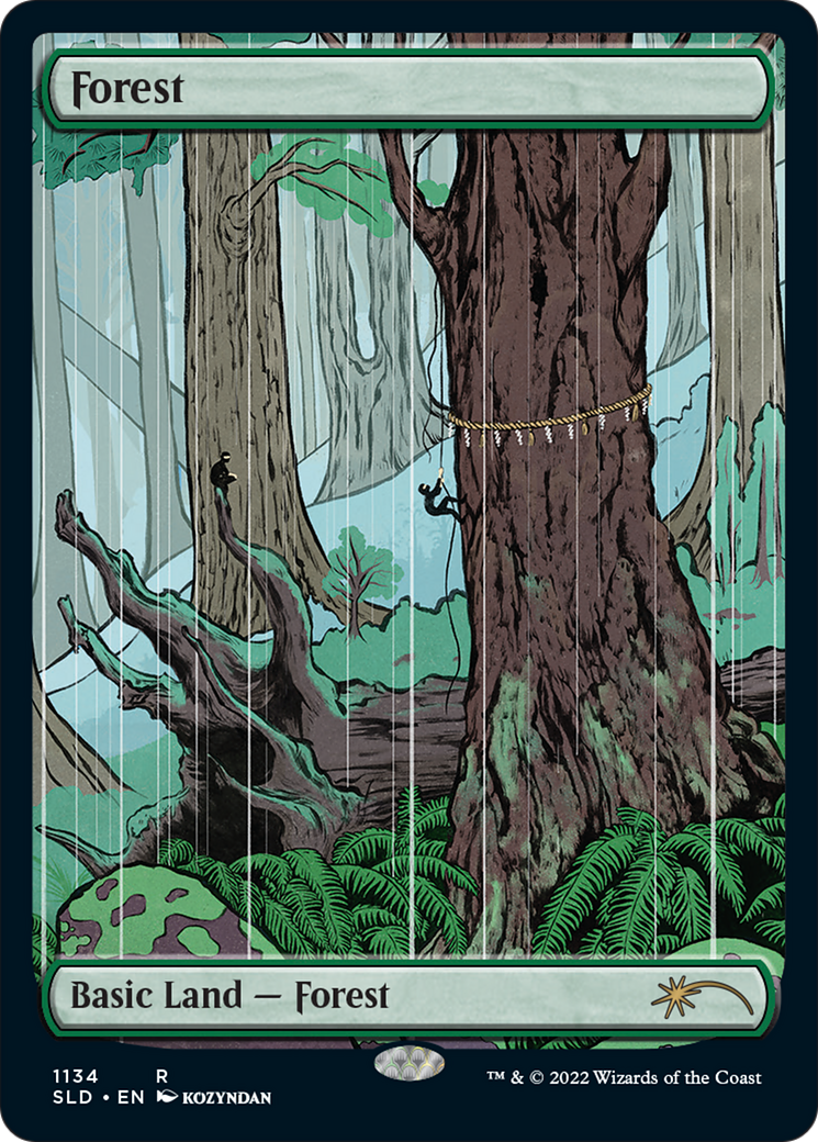 Forest (1134) (Full-Art) [Secret Lair Drop Series] Foil