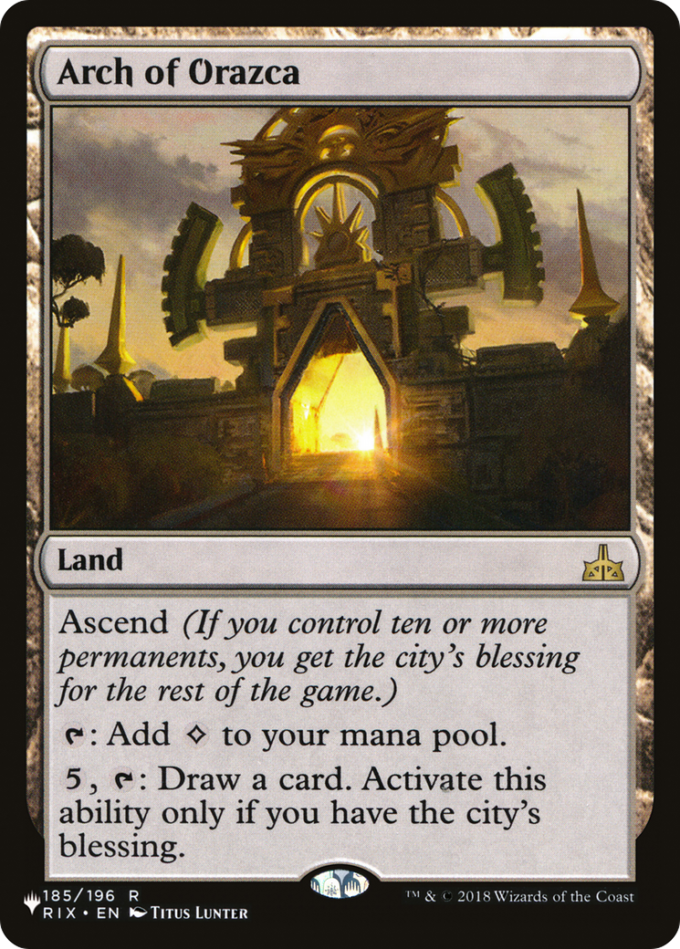 Arch of Orazca  [The List]