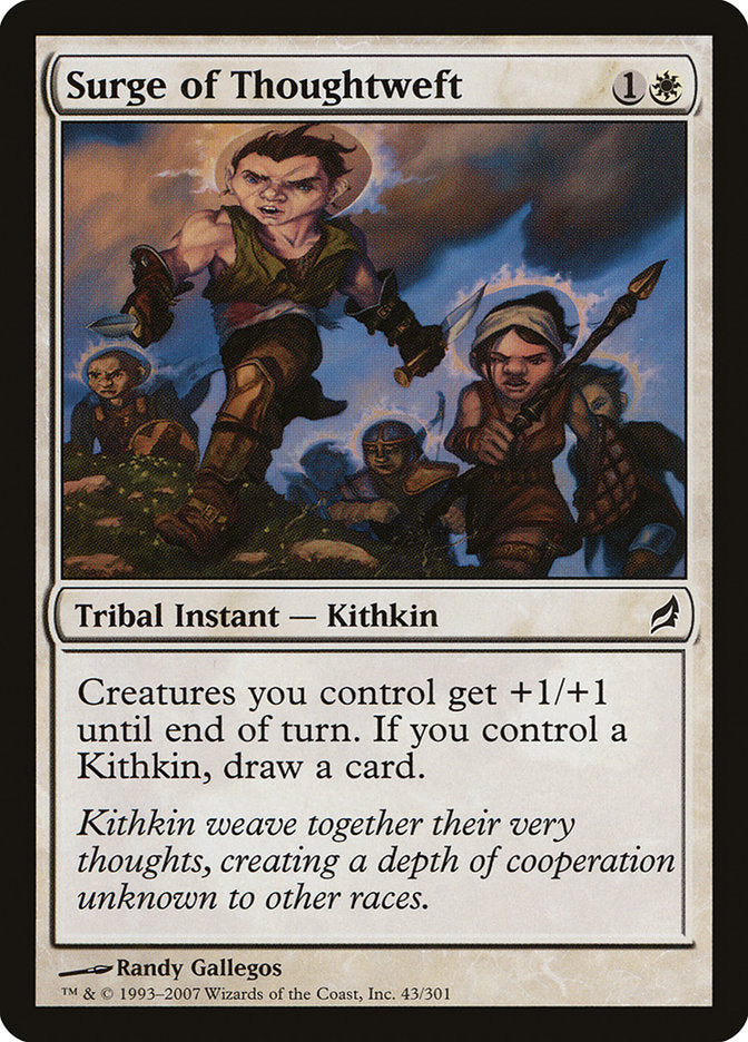 Surge of Thoughtweft [Lorwyn] Foil
