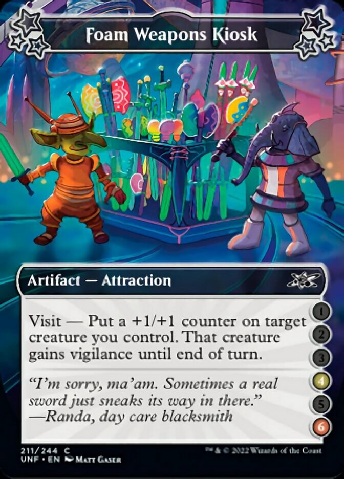 Foam Weapons Kiosk (4-6) [Unfinity] Foil
