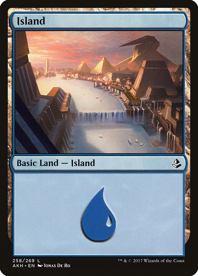 Island (258) [Amonkhet] Foil