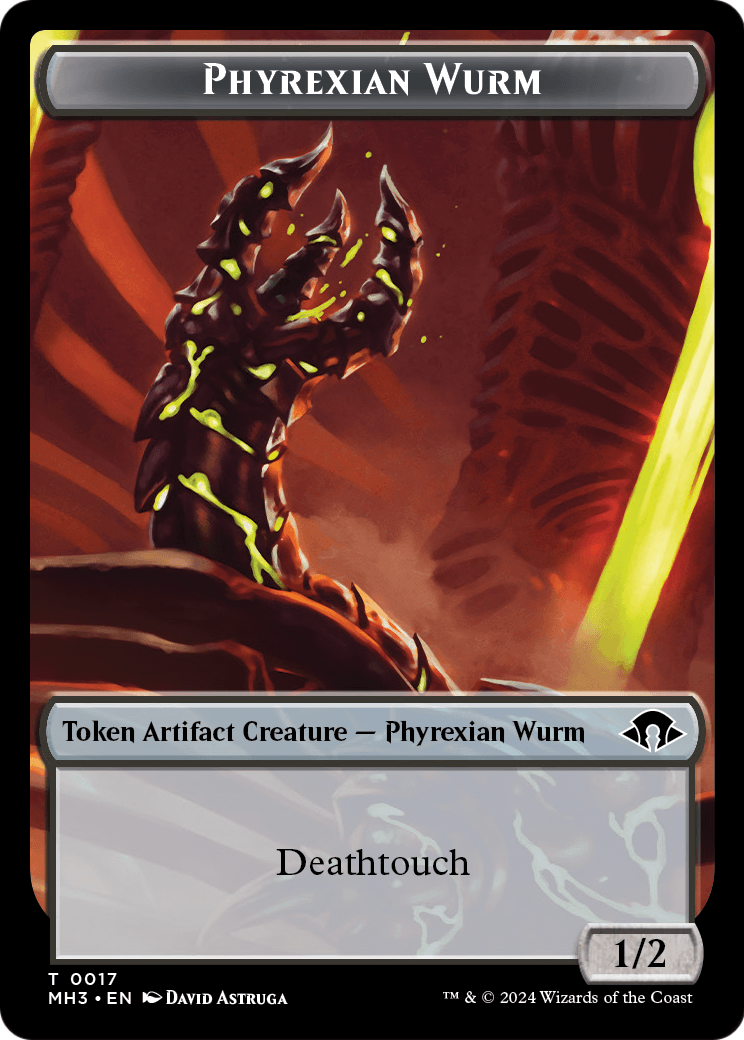 Phyrexian Wurm  [Modern Horizons 3 Tokens] Foil