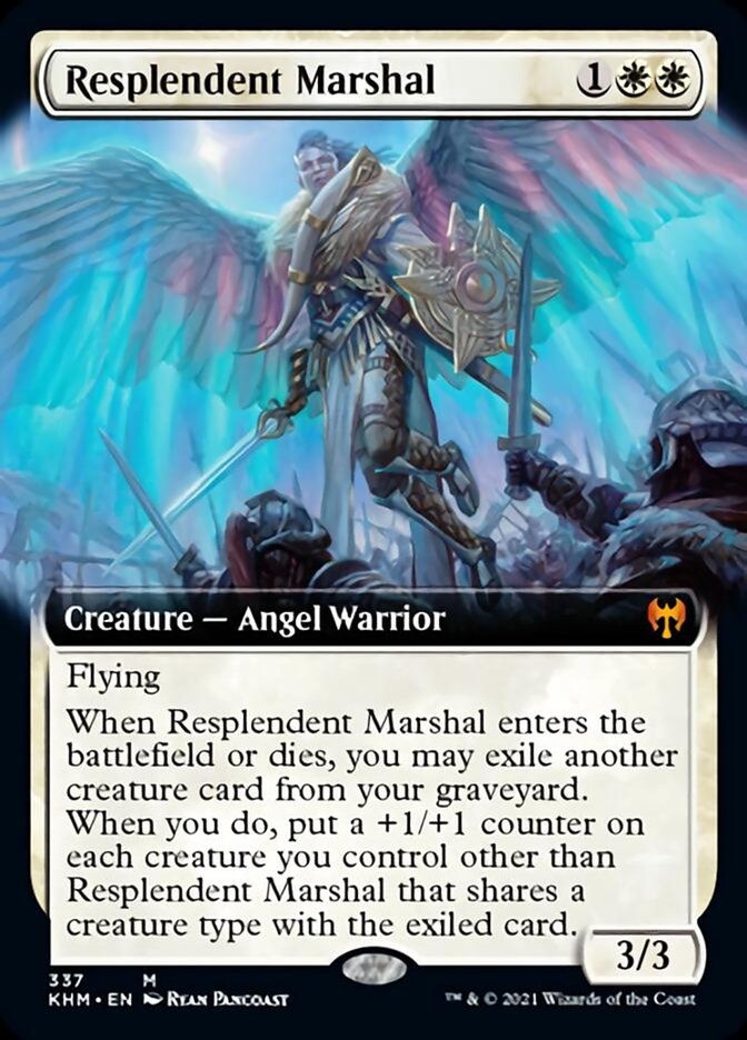 Resplendent Marshal (Extended Art) [Kaldheim] Foil