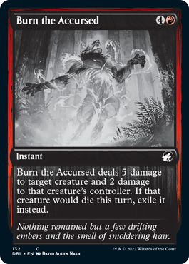 Burn the Accursed [Innistrad: Double Feature] Foil