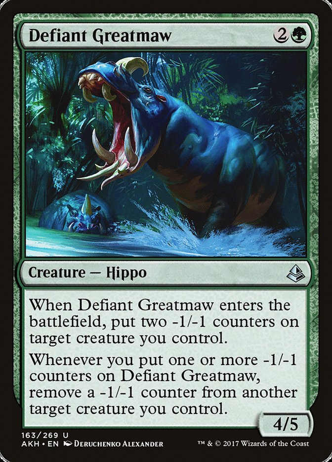 Defiant Greatmaw [Amonkhet] Foil