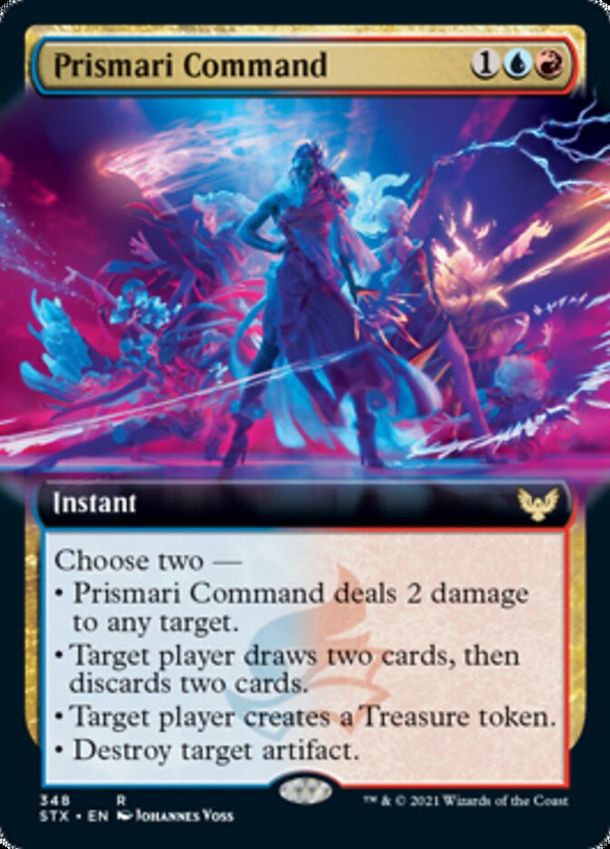 Prismari Command (Extended Art) [Strixhaven: School of Mages] Foil