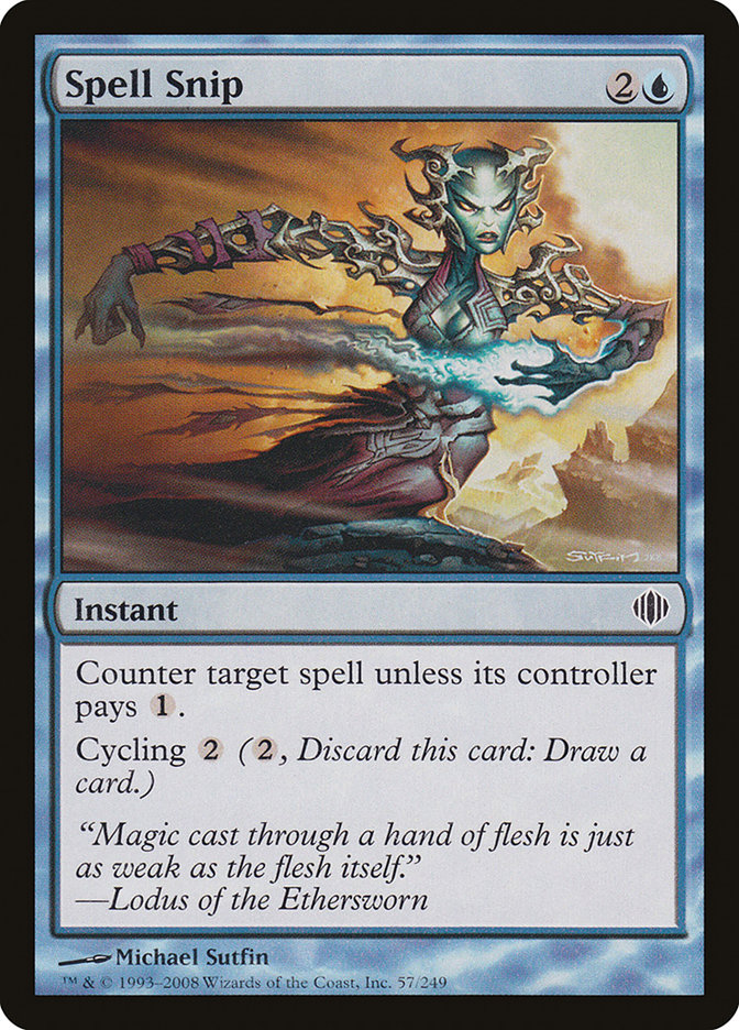 Spell Snip [Shards of Alara] Foil