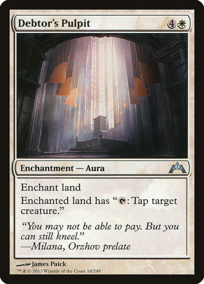 Debtor's Pulpit [Gatecrash] Foil