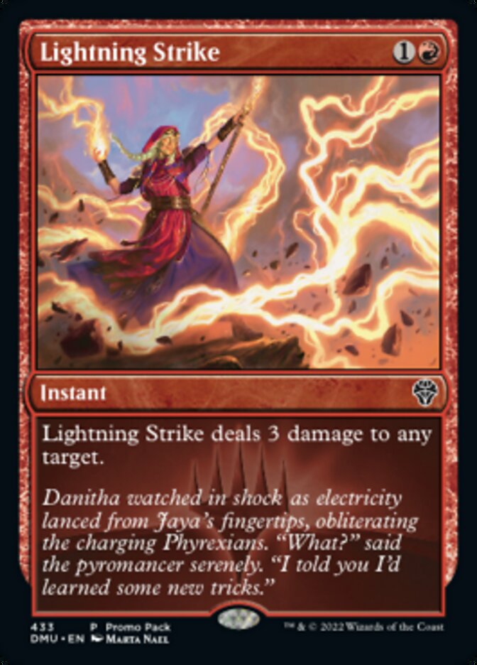 Lightning Strike (Promo Pack) [Dominaria United Promos] Foil
