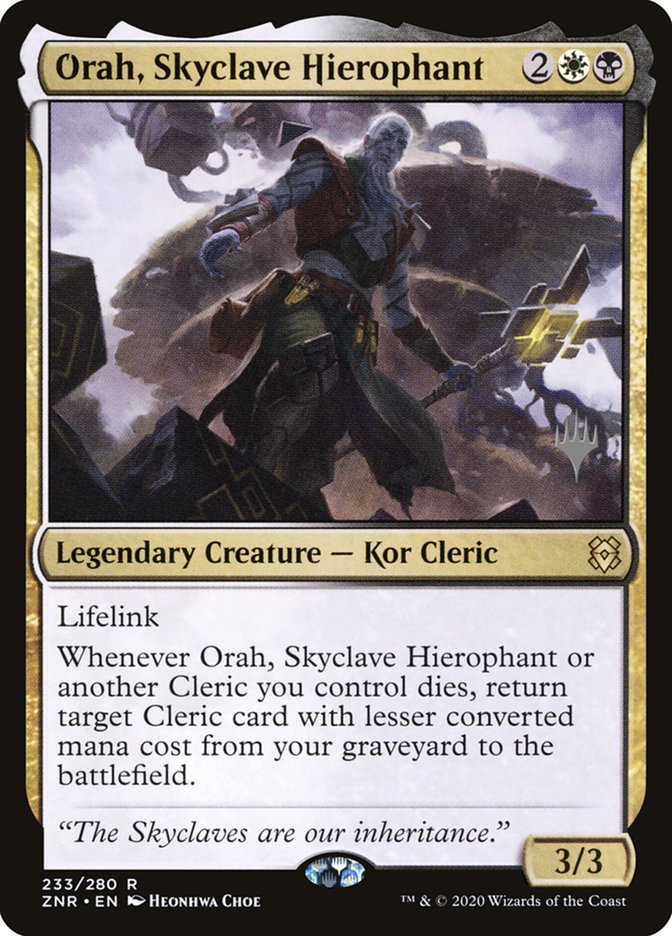 Orah, Skyclave Hierophant (Promo Pack) [Zendikar Rising Promos] Foil