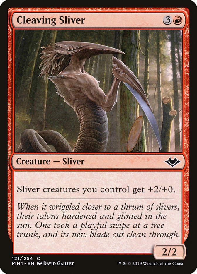 Cleaving Sliver [Modern Horizons] Foil