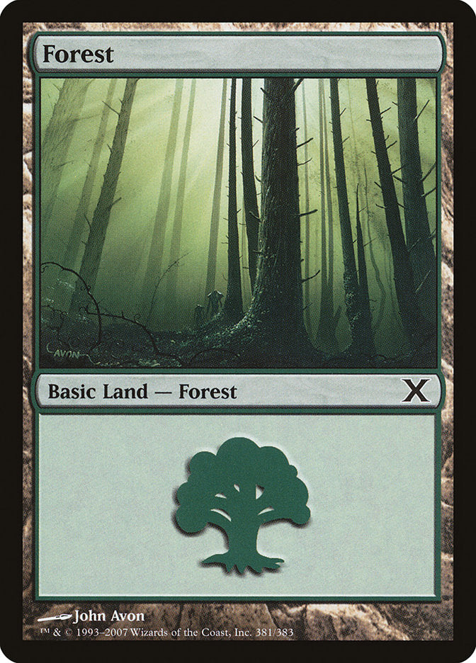 Forest (381) [Tenth Edition] Foil