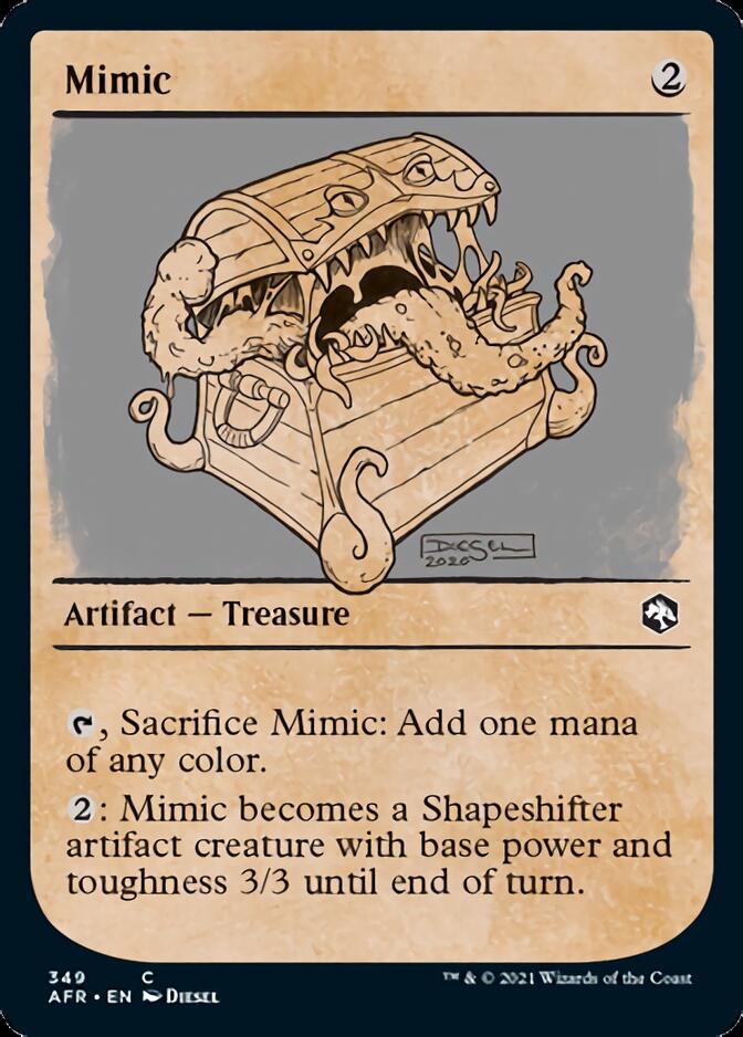Mimic (Showcase) [Dungeons & Dragons: Adventures in the Forgotten Realms] Foil