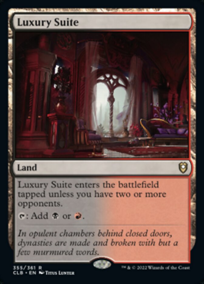 Luxury Suite [Commander Legends: Battle for Baldur's Gate] Foil