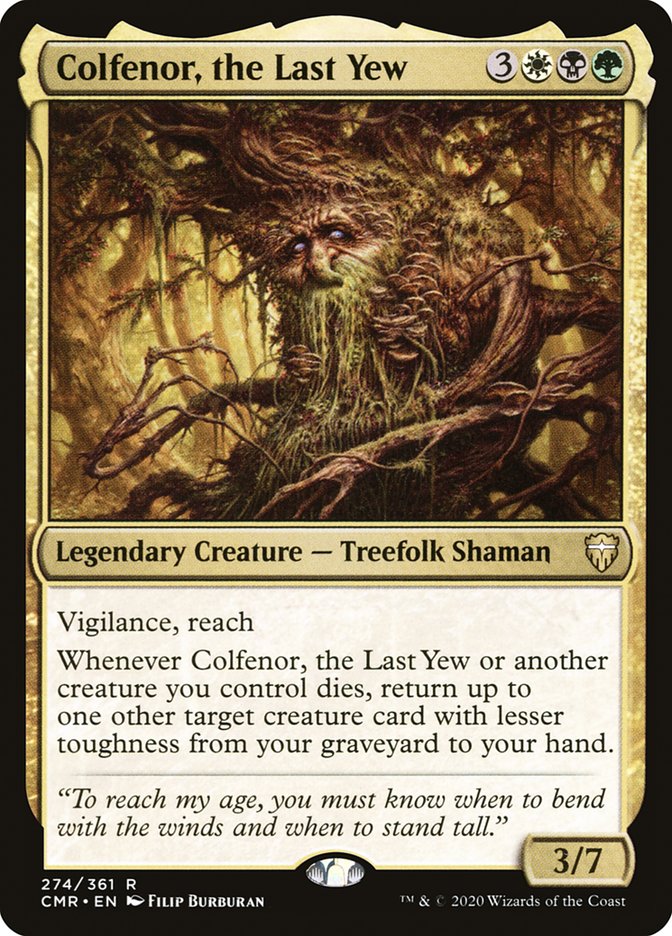 Colfenor, the Last Yew [Commander Legends] Foil
