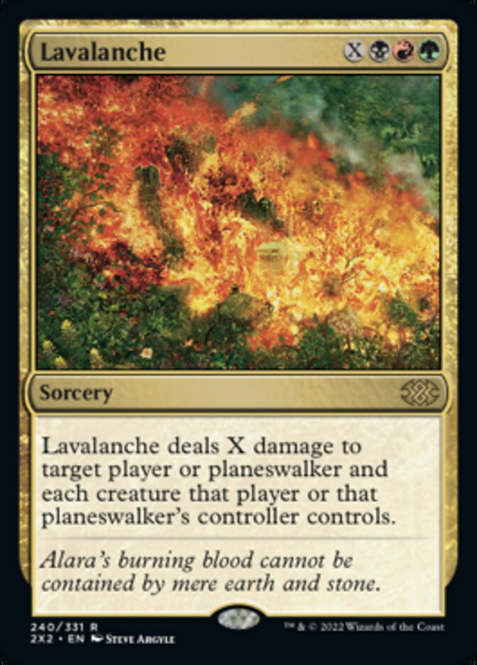 Lavalanche [Double Masters 2022] Foil