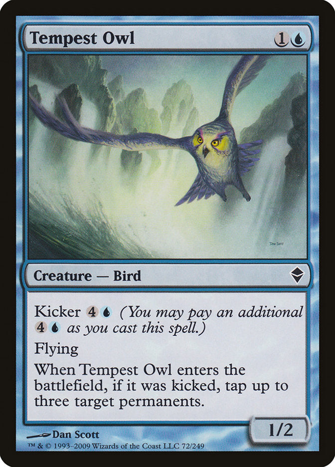 Tempest Owl [Zendikar] Foil