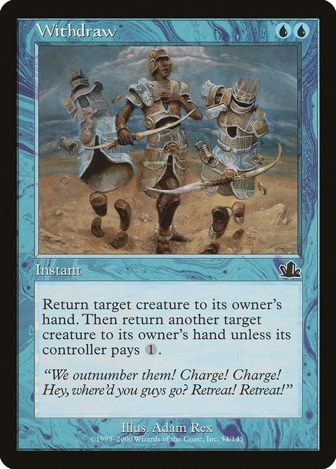 Withdraw [Prophecy] Foil
