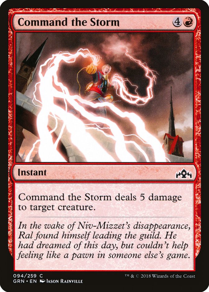 Command the Storm [Guilds of Ravnica] Foil