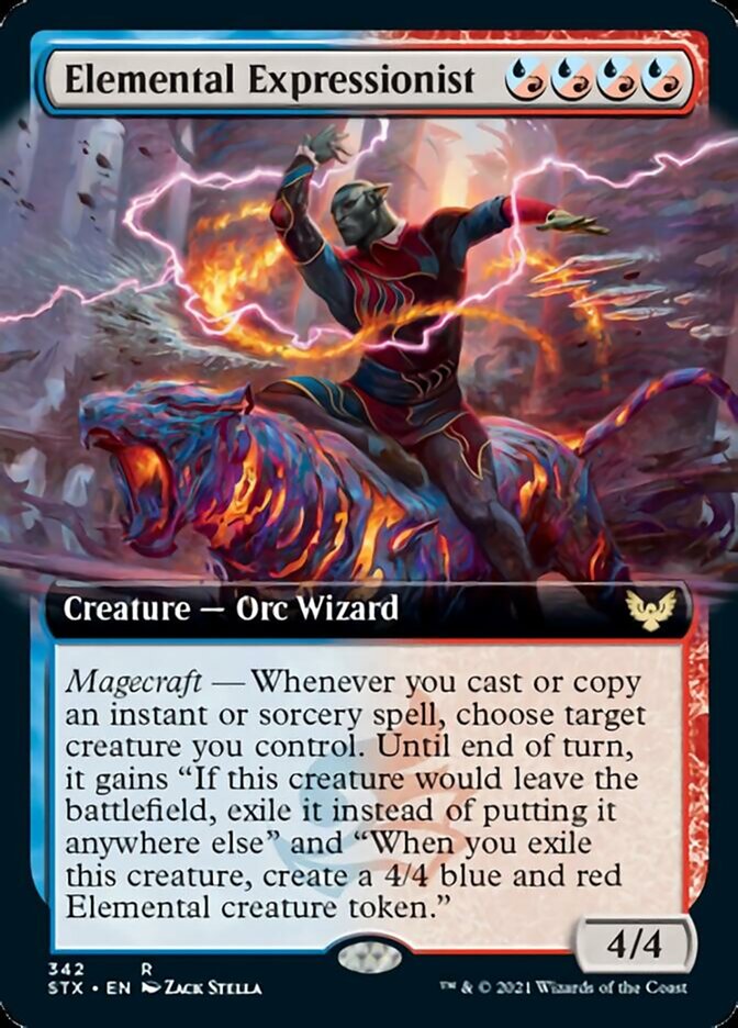 Elemental Expressionist (Extended Art) [Strixhaven: School of Mages] Foil