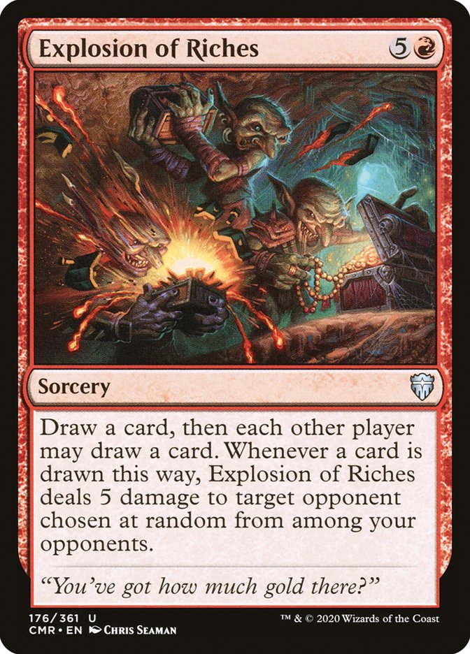 Explosion of Riches [Commander Legends] Foil