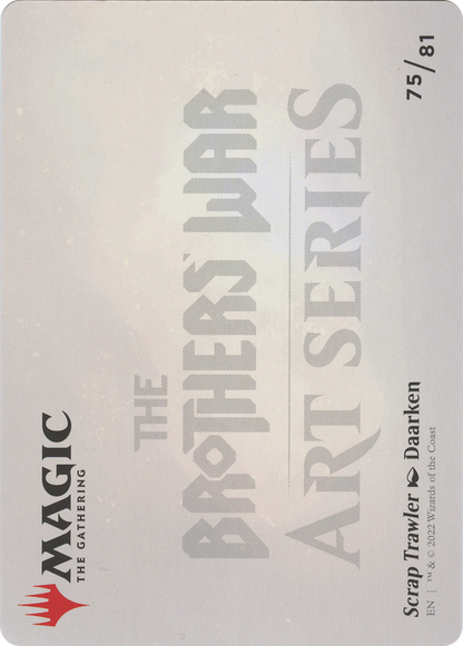Scrap Trawler // Scrap Trawler  [The Brothers' War Art Series] (Borderless) Foil