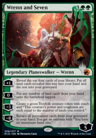 Wrenn and Seven (Promo Pack) [Innistrad: Midnight Hunt Promos] Foil