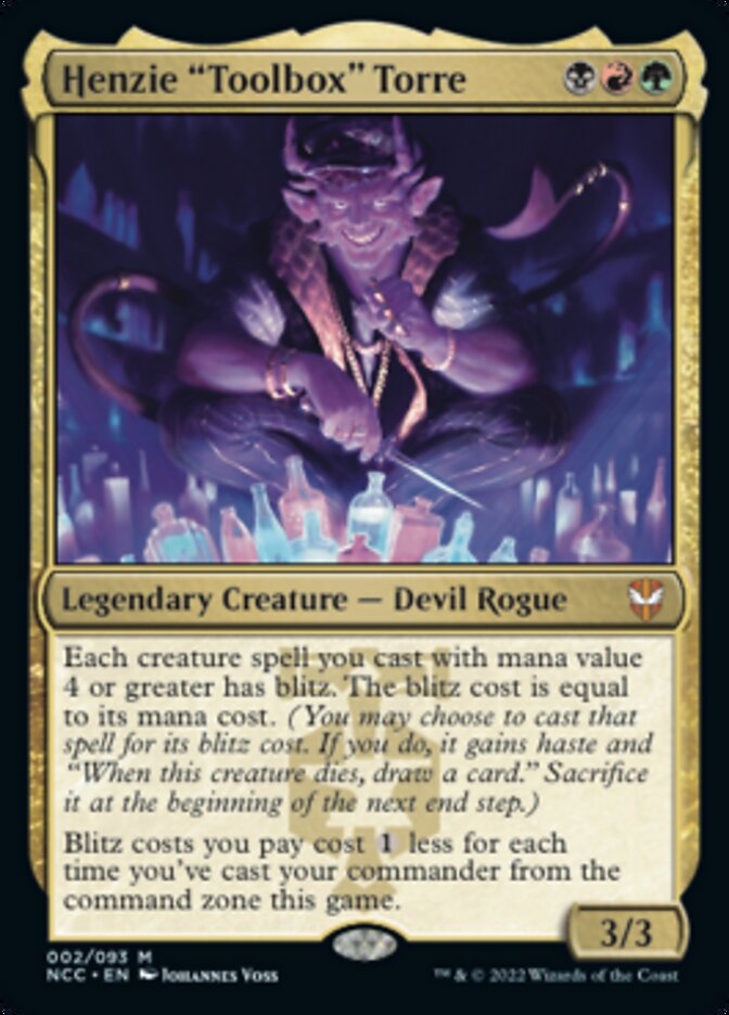 Henzie "Toolbox" Torre [Streets of New Capenna Commander] Foil