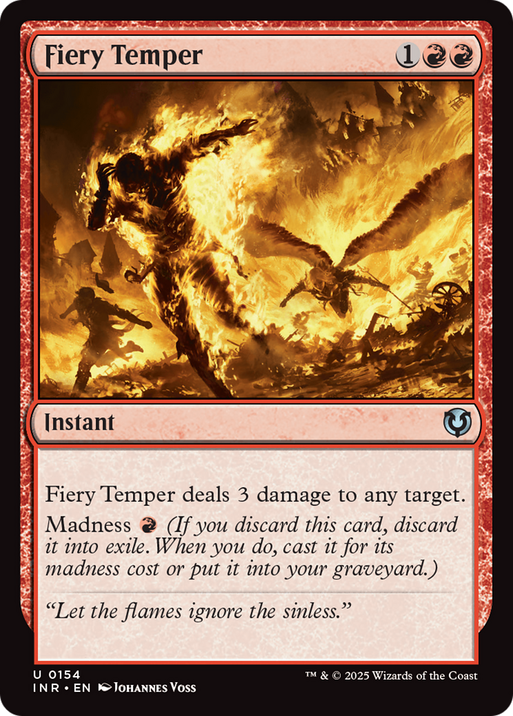 Fiery Temper [Innistrad Remastered] Foil