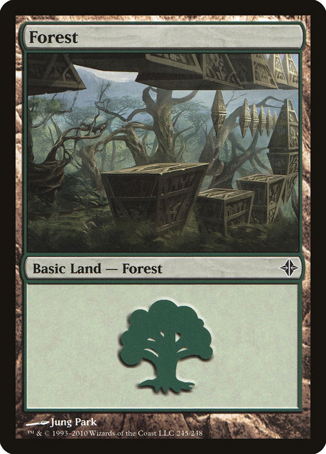 Forest (245) [Rise of the Eldrazi] Foil