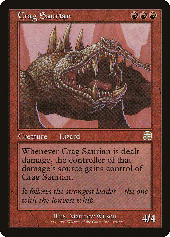 Crag Saurian [Mercadian Masques] Foil