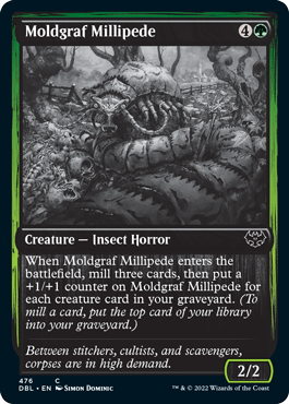 Moldgraf Millipede [Innistrad: Double Feature] Foil