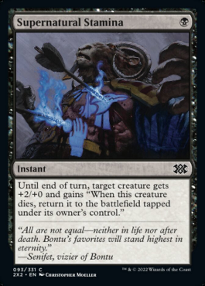 Supernatural Stamina [Double Masters 2022] Foil