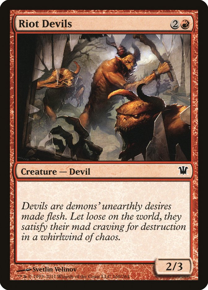 Riot Devils [Innistrad] Foil