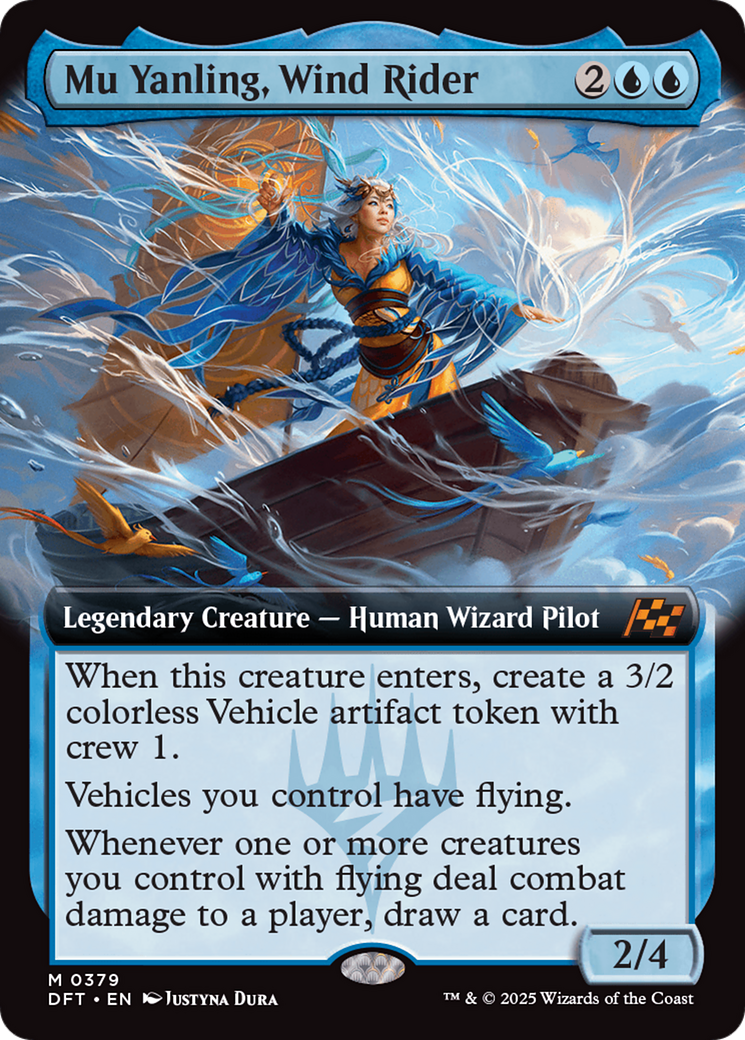 Mu Yanling, Wind Rider (Extended Art) [Aetherdrift] Foil