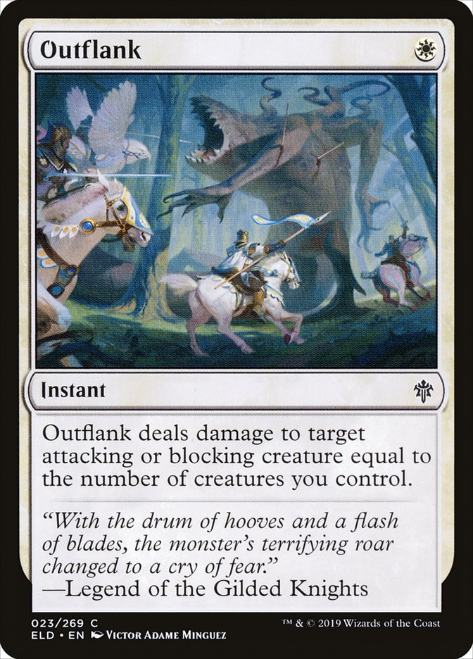 Outflank [Throne of Eldraine] Foil