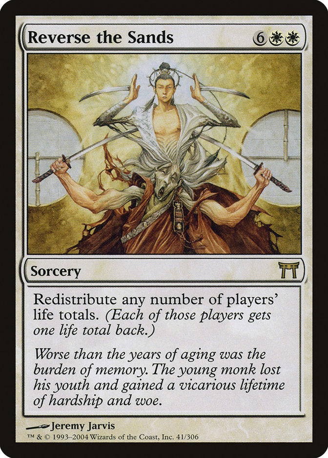 Reverse the Sands [Champions of Kamigawa] Foil