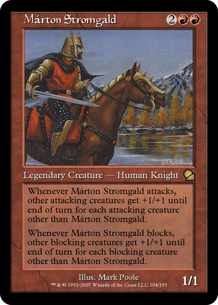 Márton Stromgald  [Masters Edition]