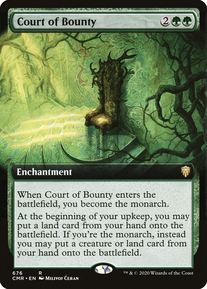 Court of Bounty (Extended Art) [Commander Legends] Foil