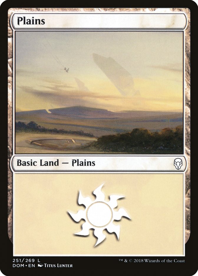 Plains (251) [Dominaria] Foil
