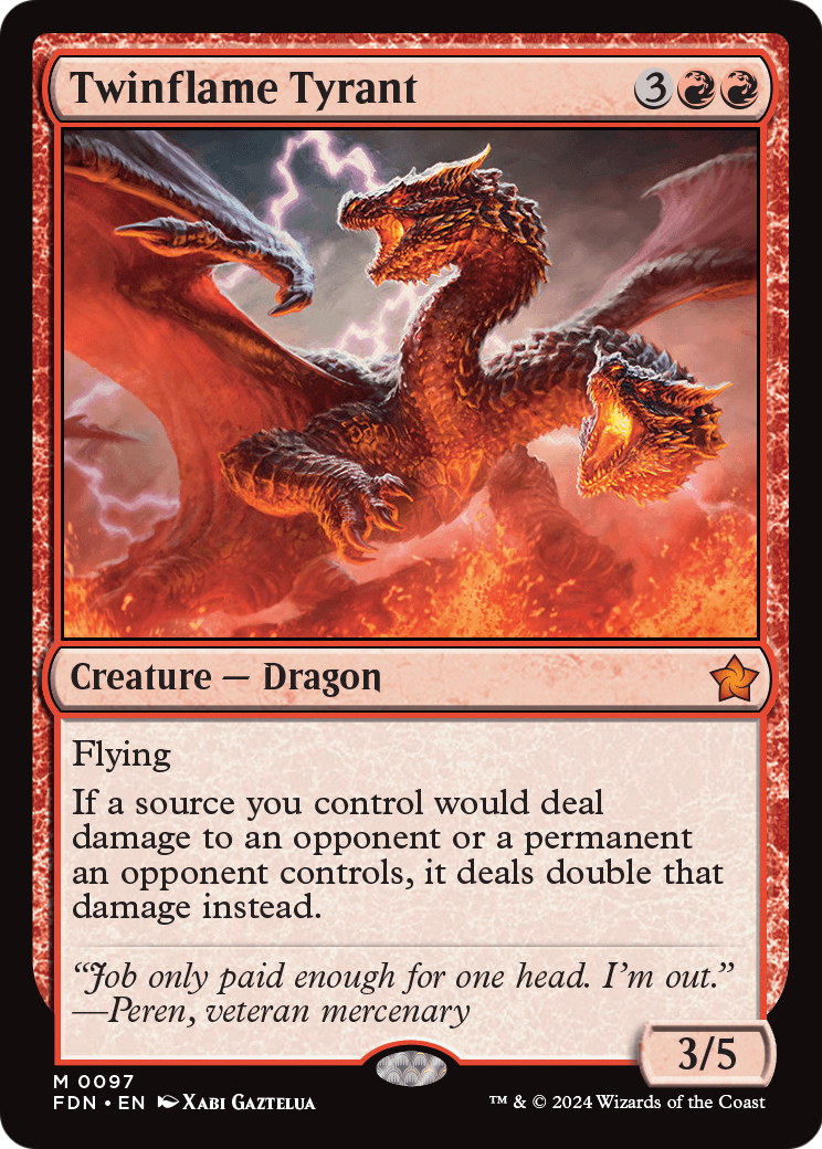 Twinflame Tyrant [Foundations] Foil