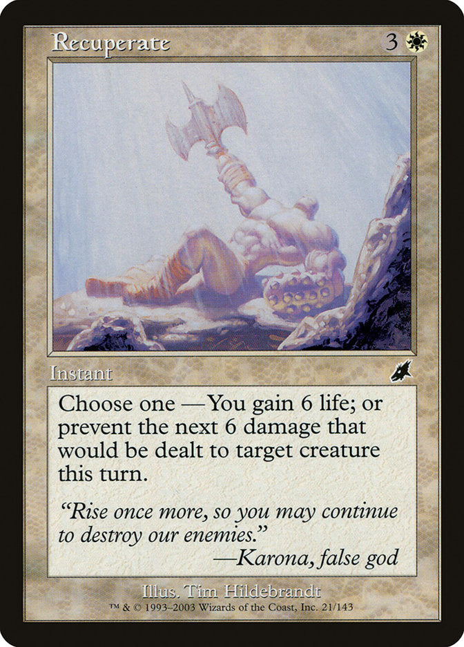 Recuperate [Scourge] Foil
